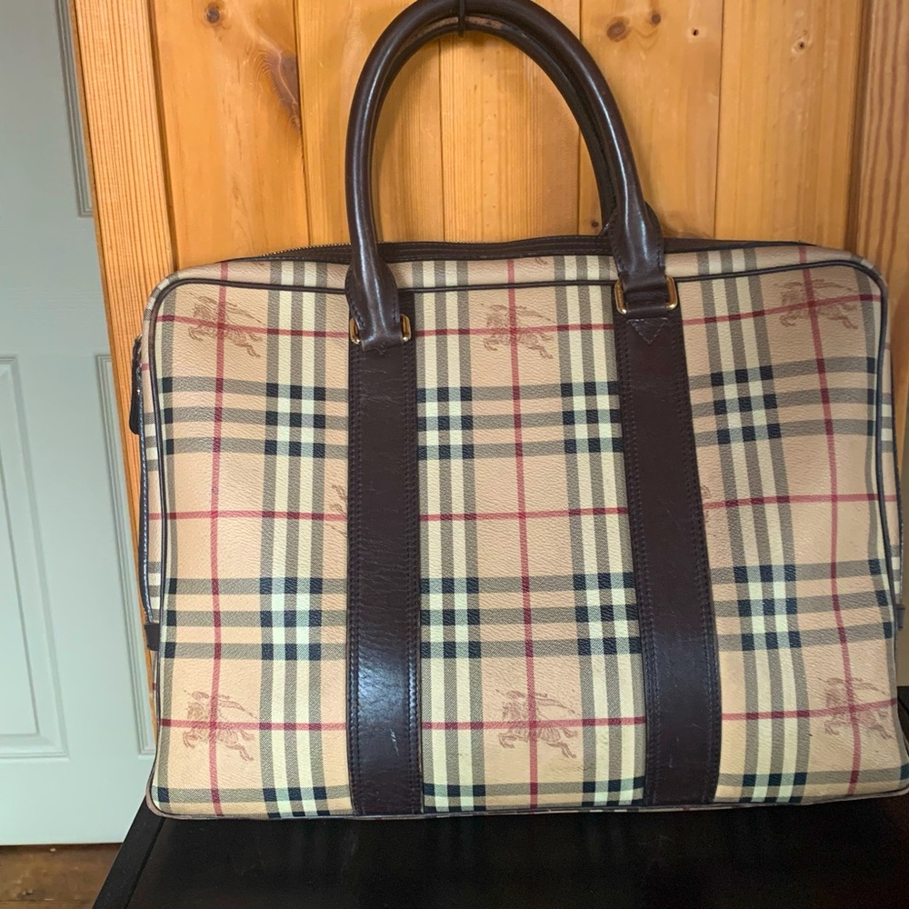 Burberry briefcase